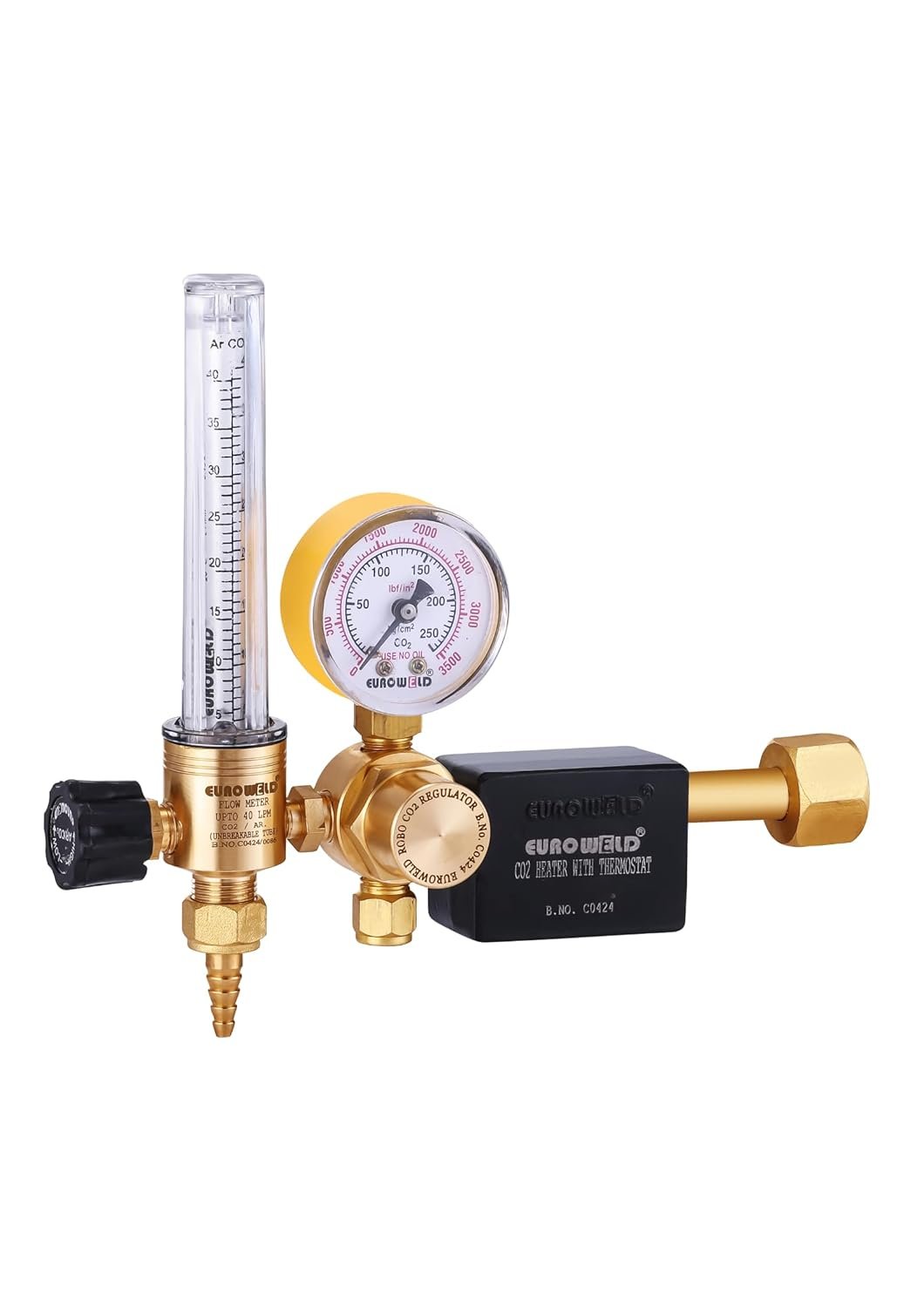 EUROWELD CO2 Gas Regulator with Pre-Heater