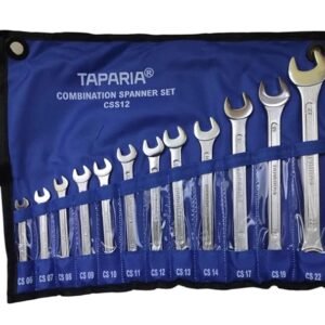 Taparia Combination Spanner Set 12pc Wrench Chrome Vanadium CSS12