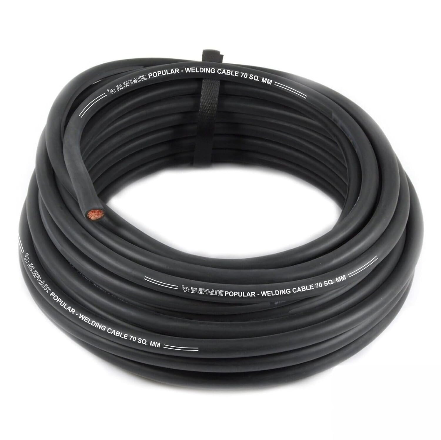 Elephant Popular Welding Cable Copper Wrapping 70 Sq/mm (20 Mtr.)