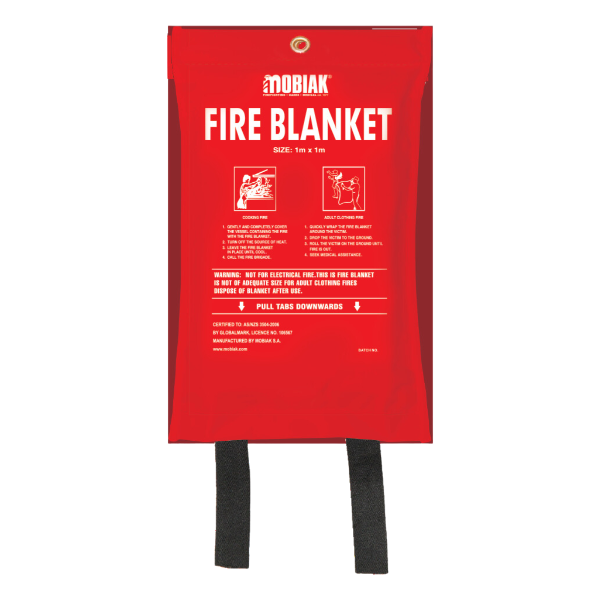 Safety fire Blanket Emergency 1 x 2 m Survival Fiberglass Flame Retardant Protection Fire