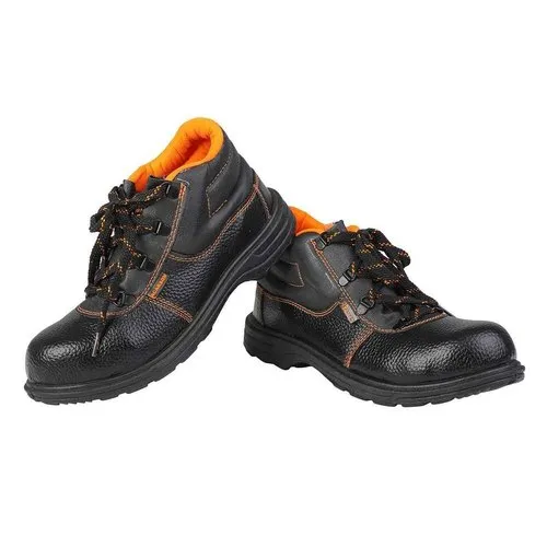 Leather Agarson Crusher PVC Moulded High Ankle Safety Shoes - Image 3