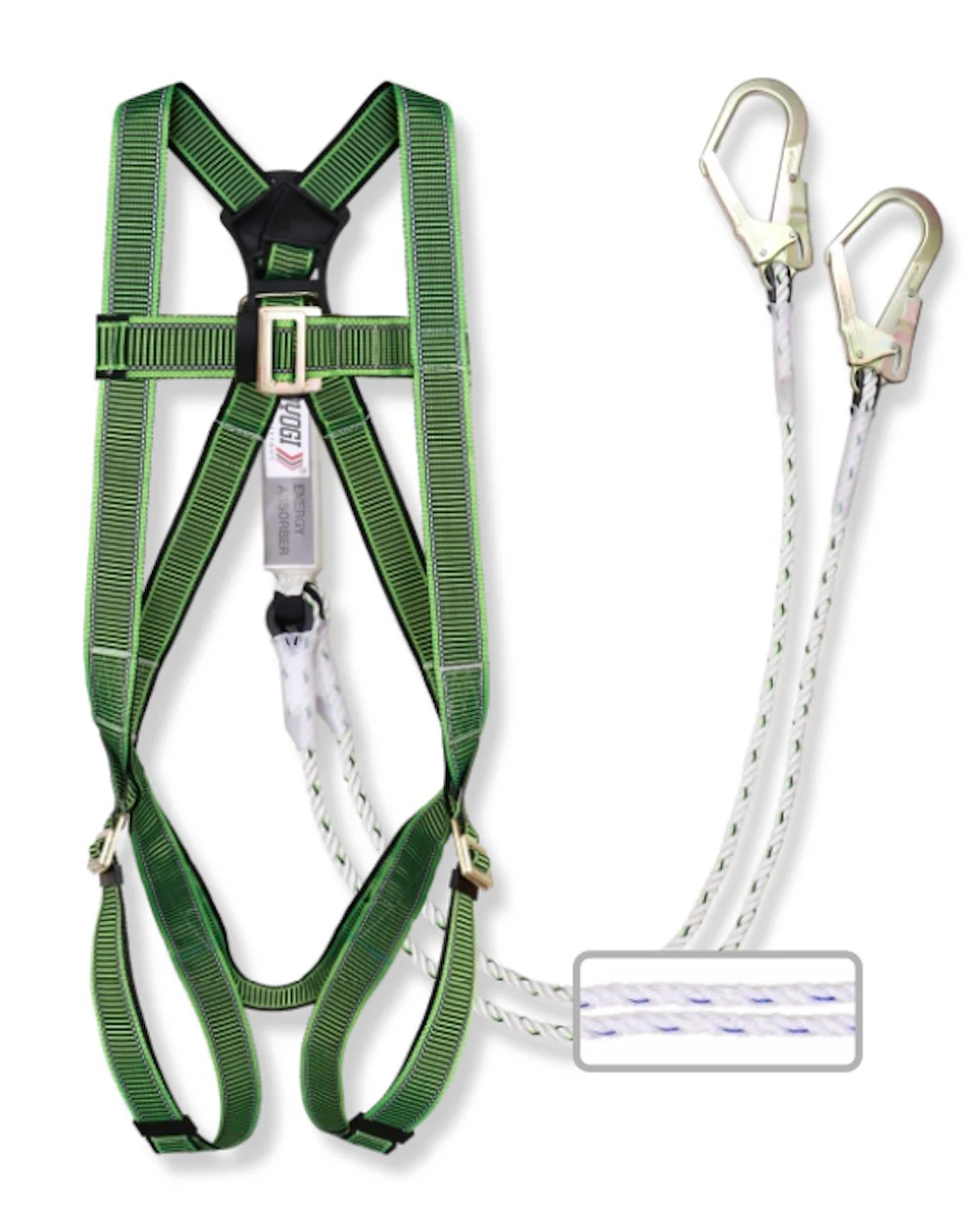 Udyogi Full body Safety Harness ECO 4 with Shock Energy Absorber