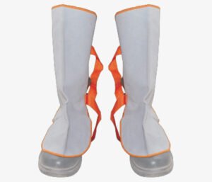 Leather Leg Guard Chrome split Leather Protection Welding Sparks