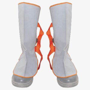 Leather Leg Guard Chrome split Leather Protection Welding Sparks